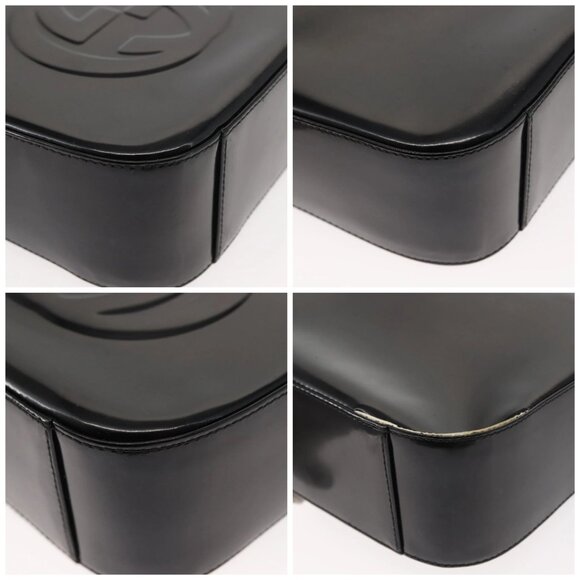 GUCCI Soho Shoulder Bag Enamel Black 007 2023 - Picture 15 of 15